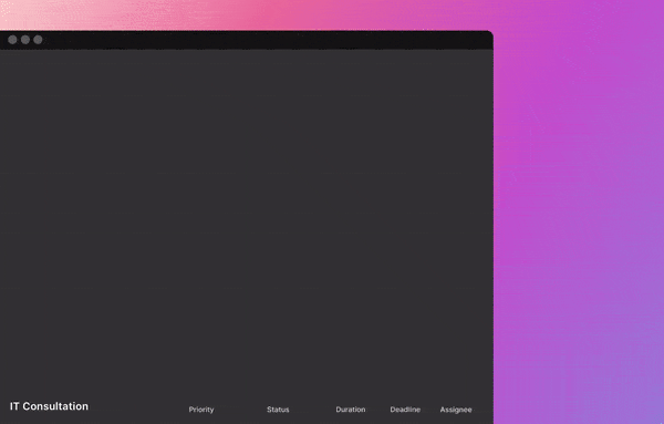 Motion automatically scheduling tasks