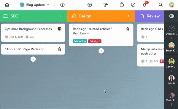 Screen recording showing task creation.