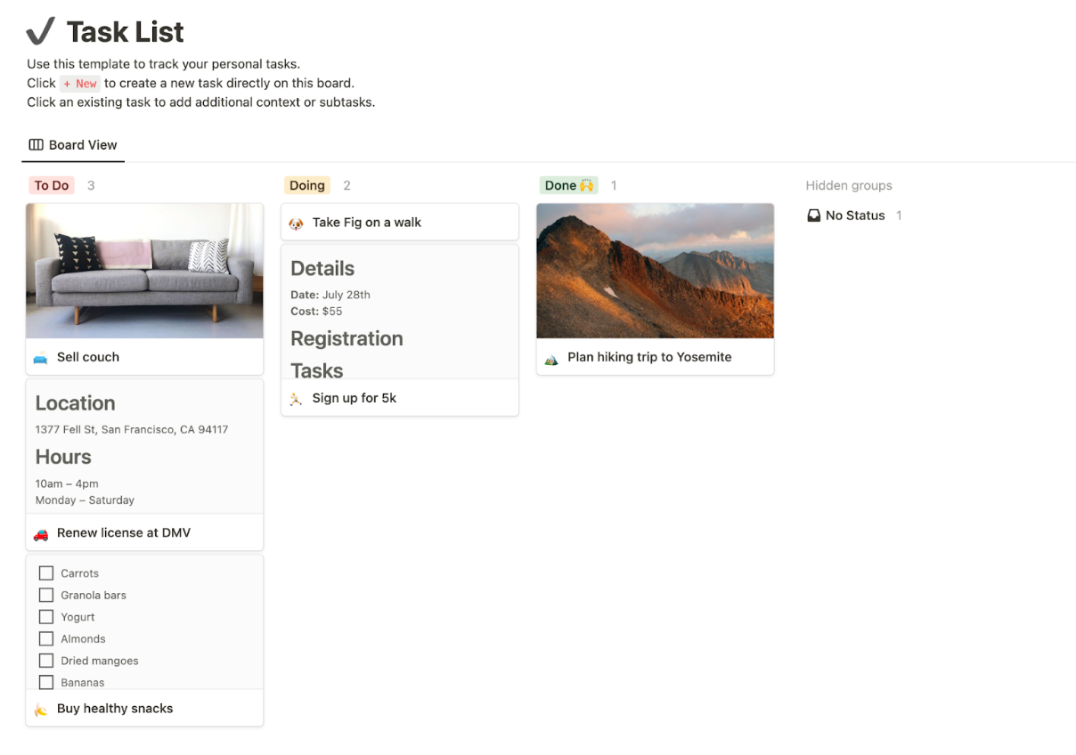 Notion To-Do List