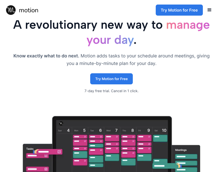 Motion interface