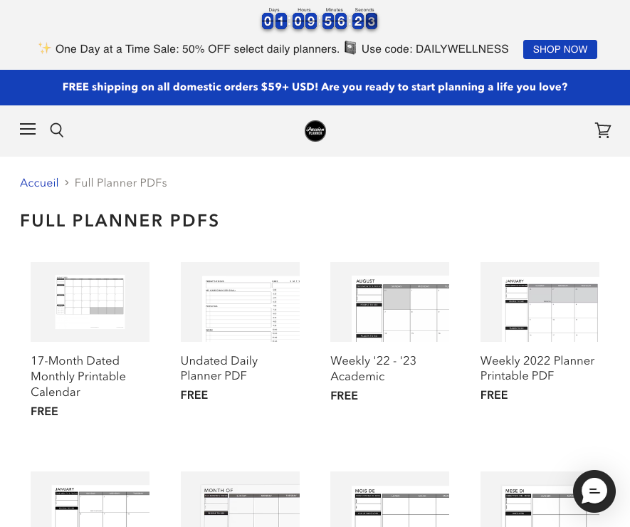 Passion Planner interface