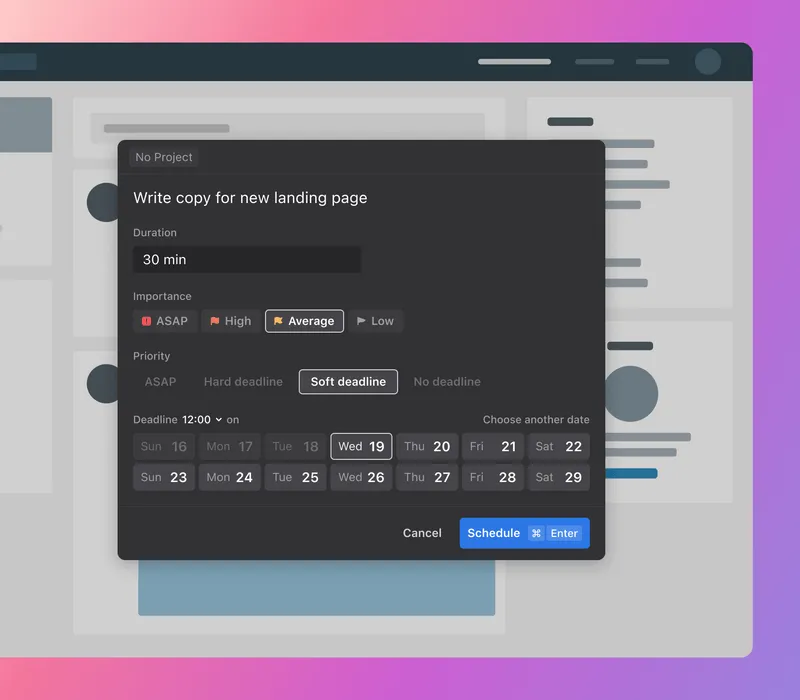 Screenshot of Motion