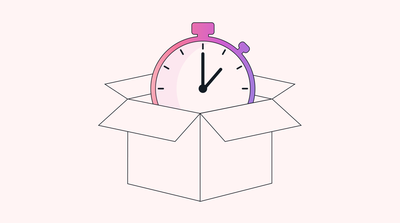 A symbol of time in a box