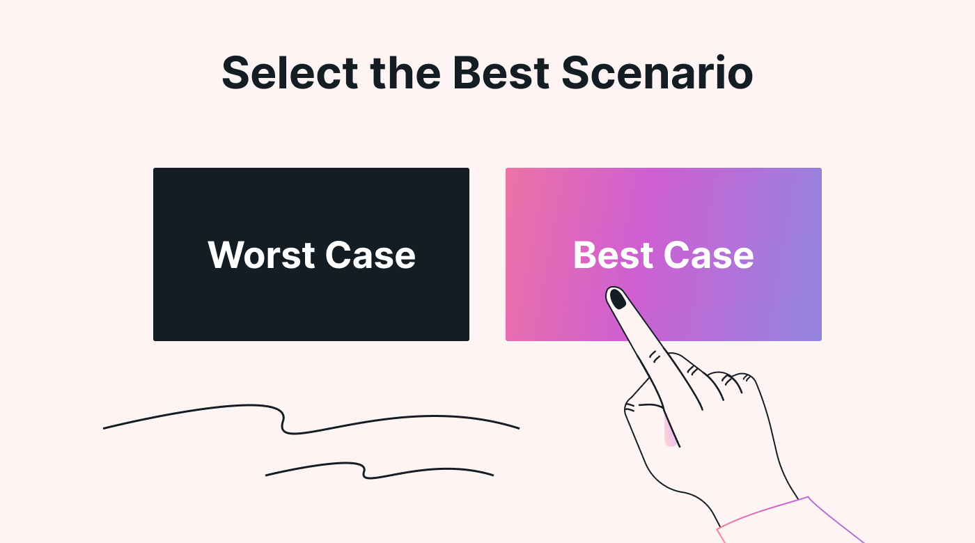 Choosing the best scenario
