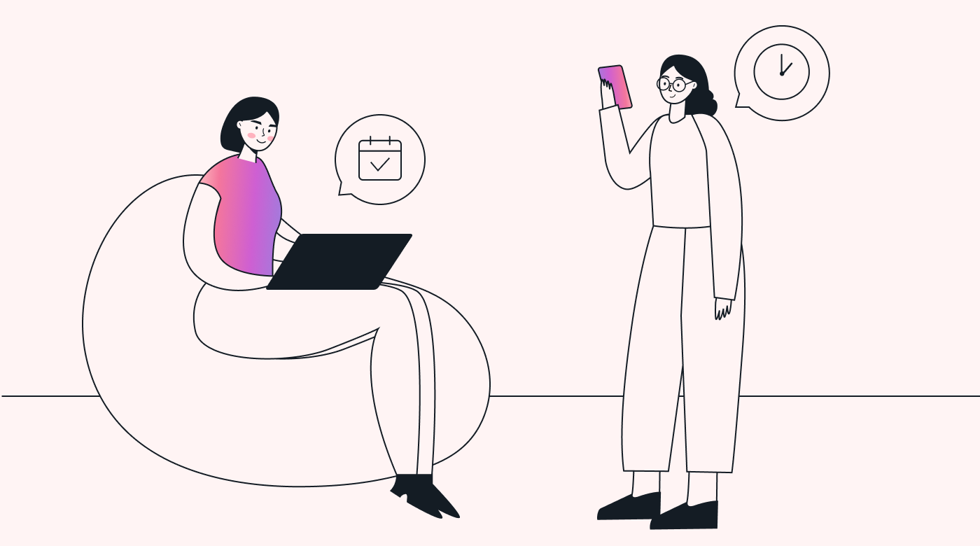 People with computer apps