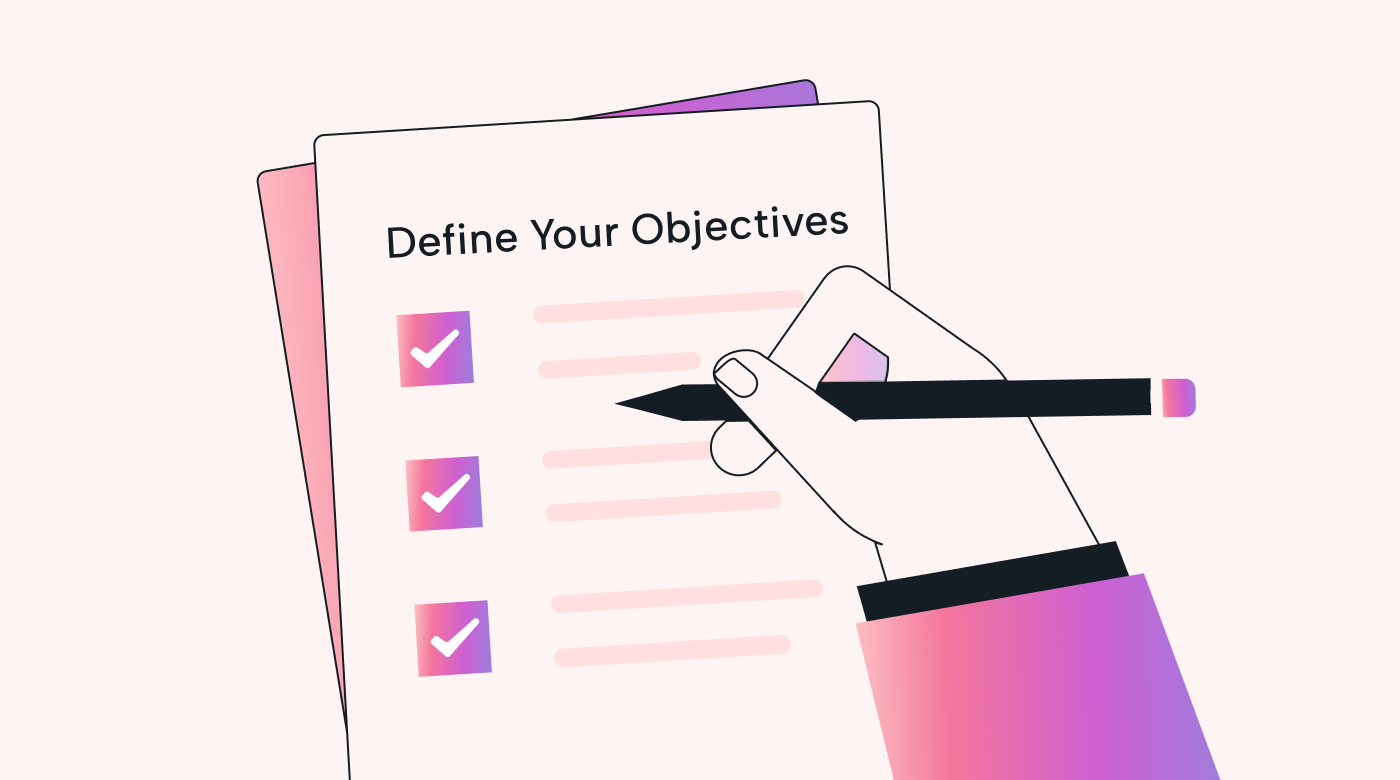 Check off your objectives one by one