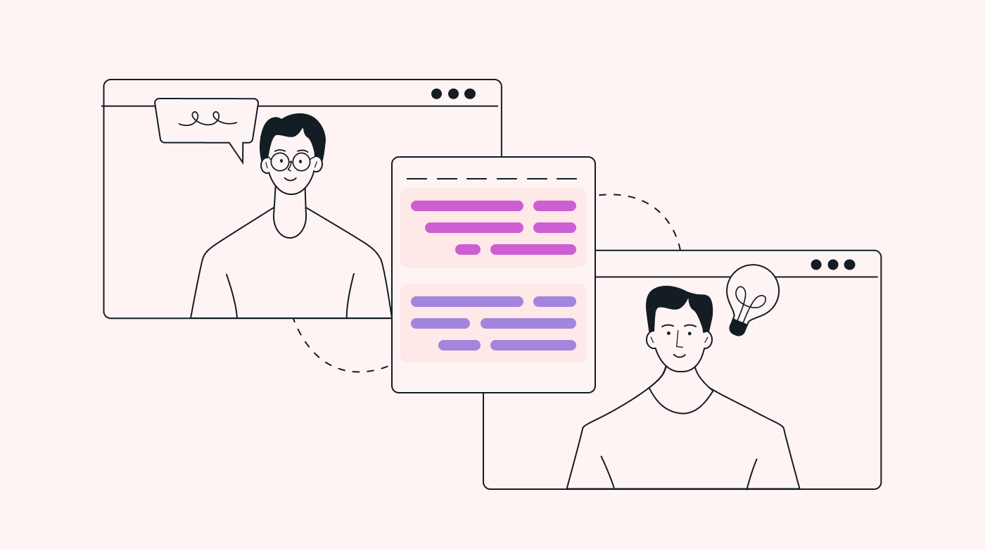Illustration of product team