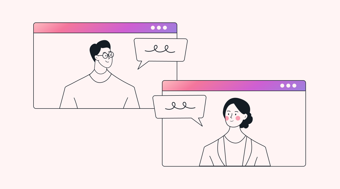 Employee online meeting