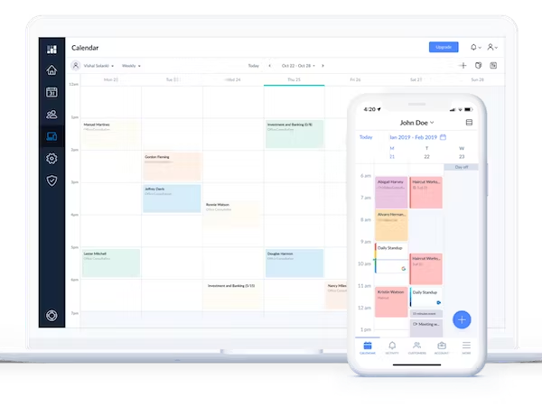 Appointment app dashboard