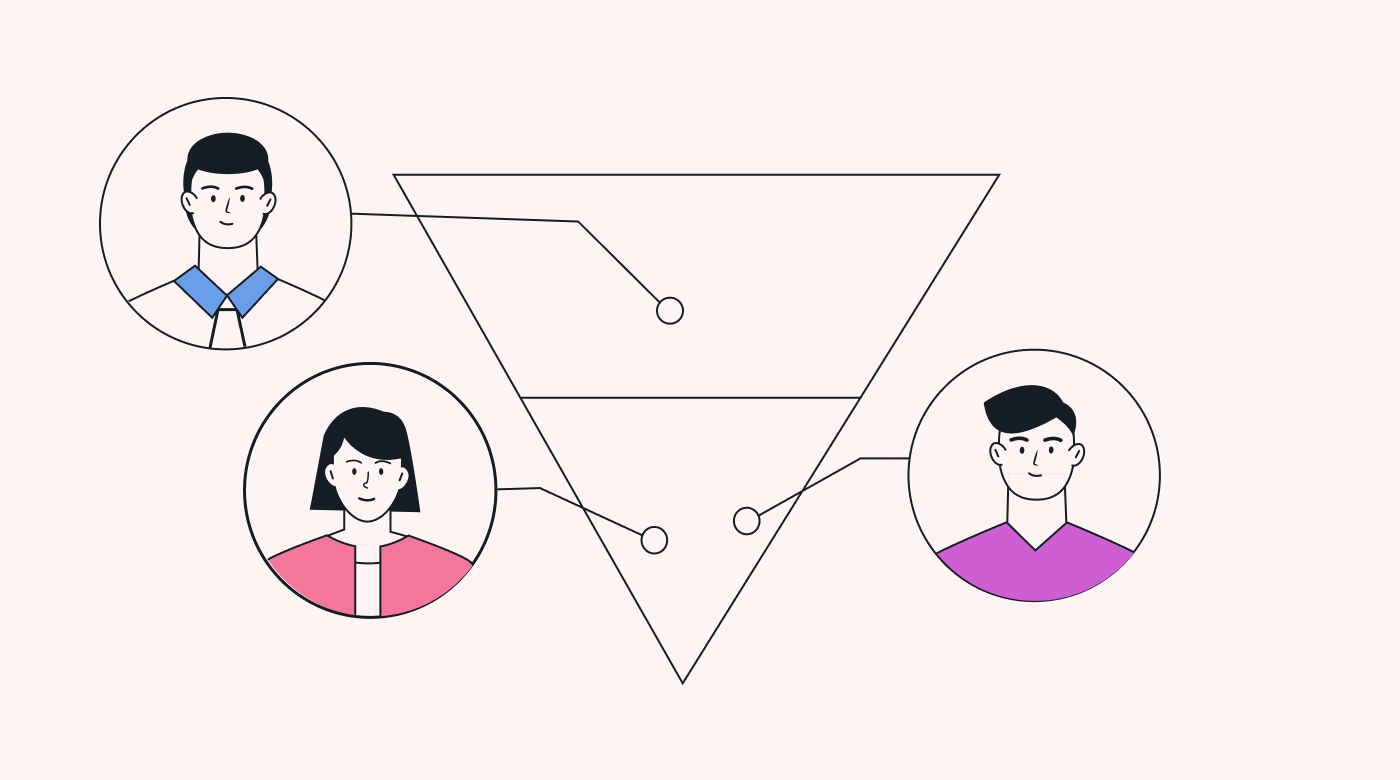 Top-down approach pyramid