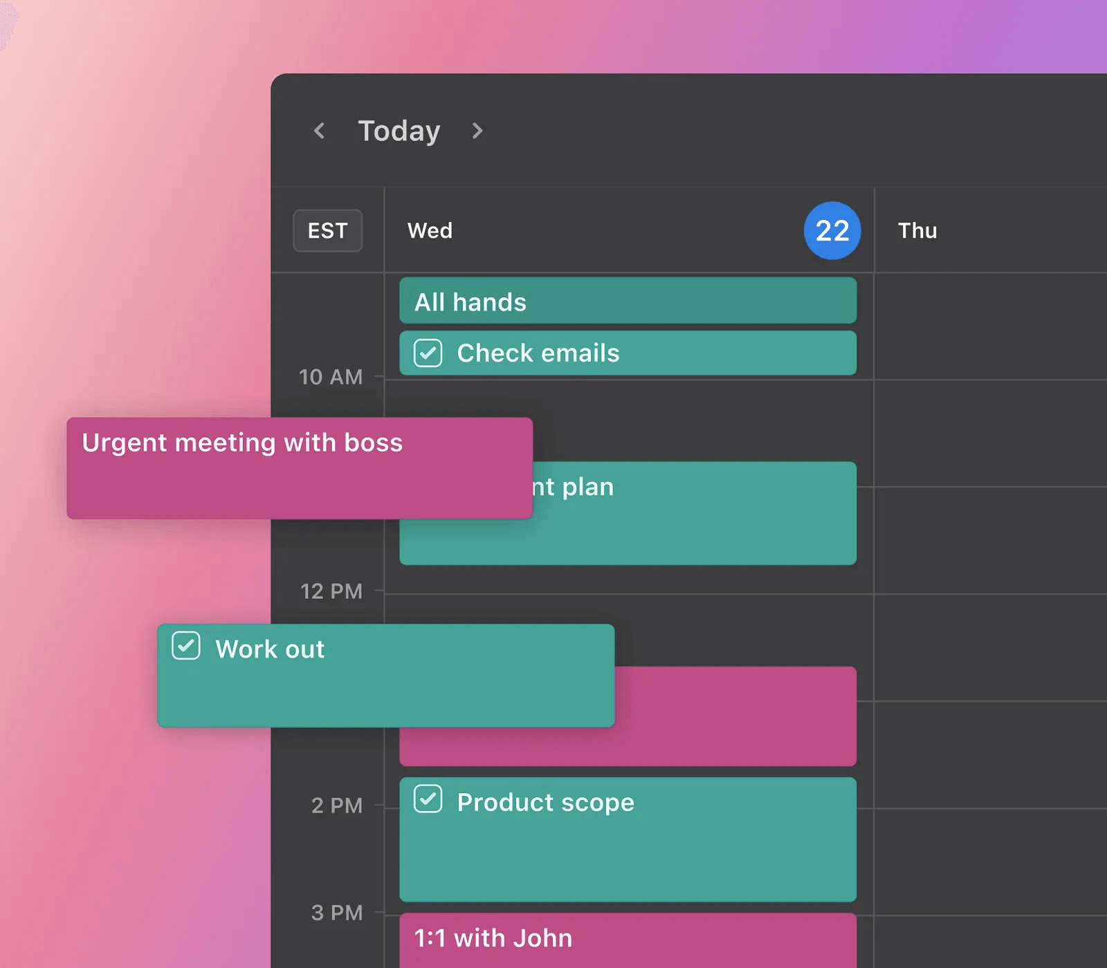 Tasks moving in Motion