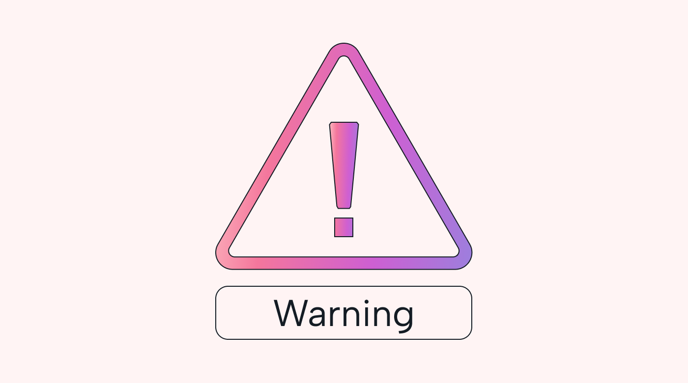 Image showing a warning sign