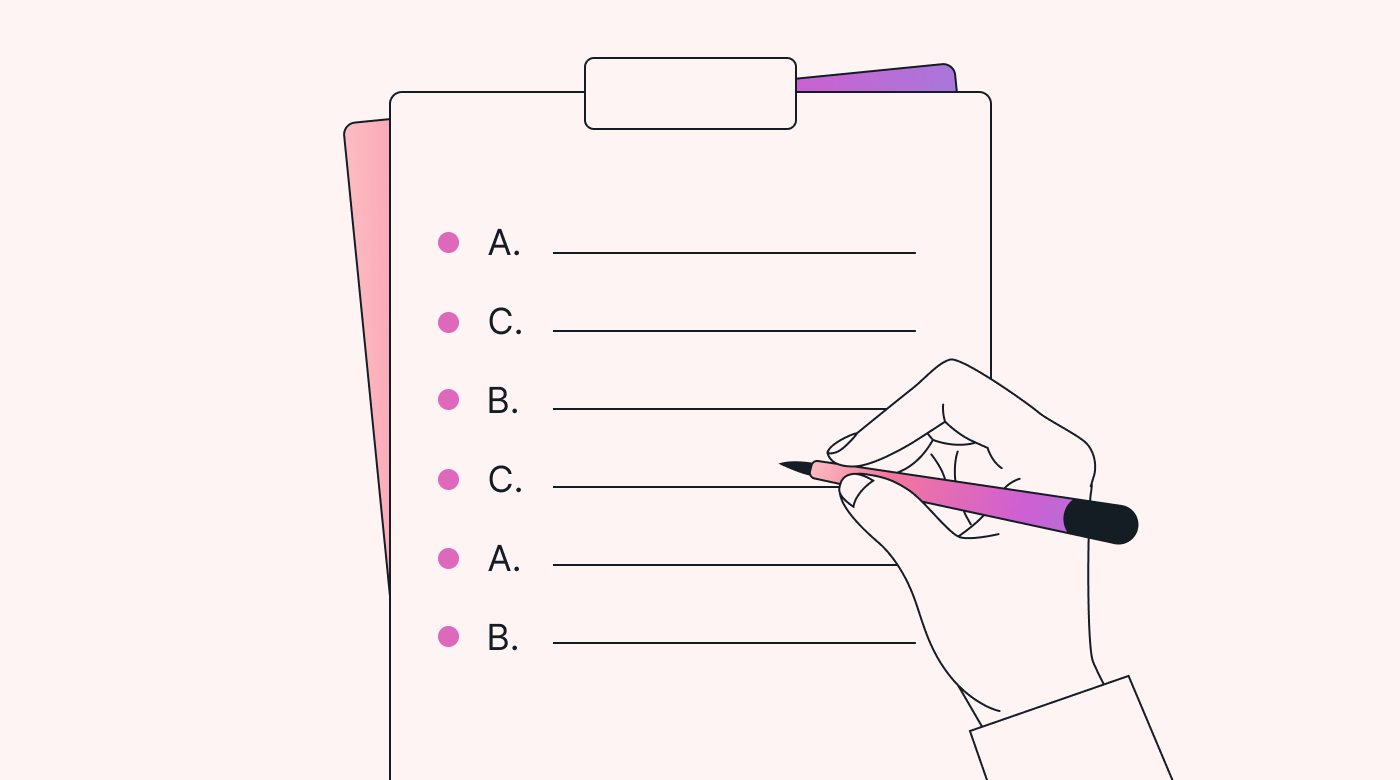 A list with 3 items
