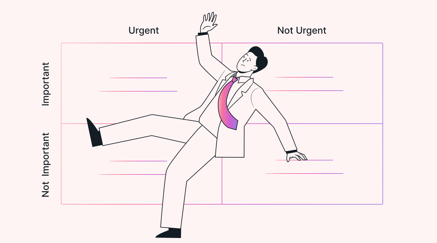 A person falling