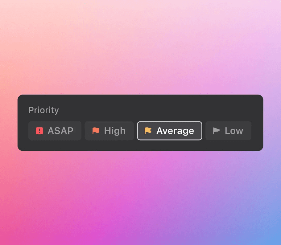 Screenshot of tracking progress in Motion