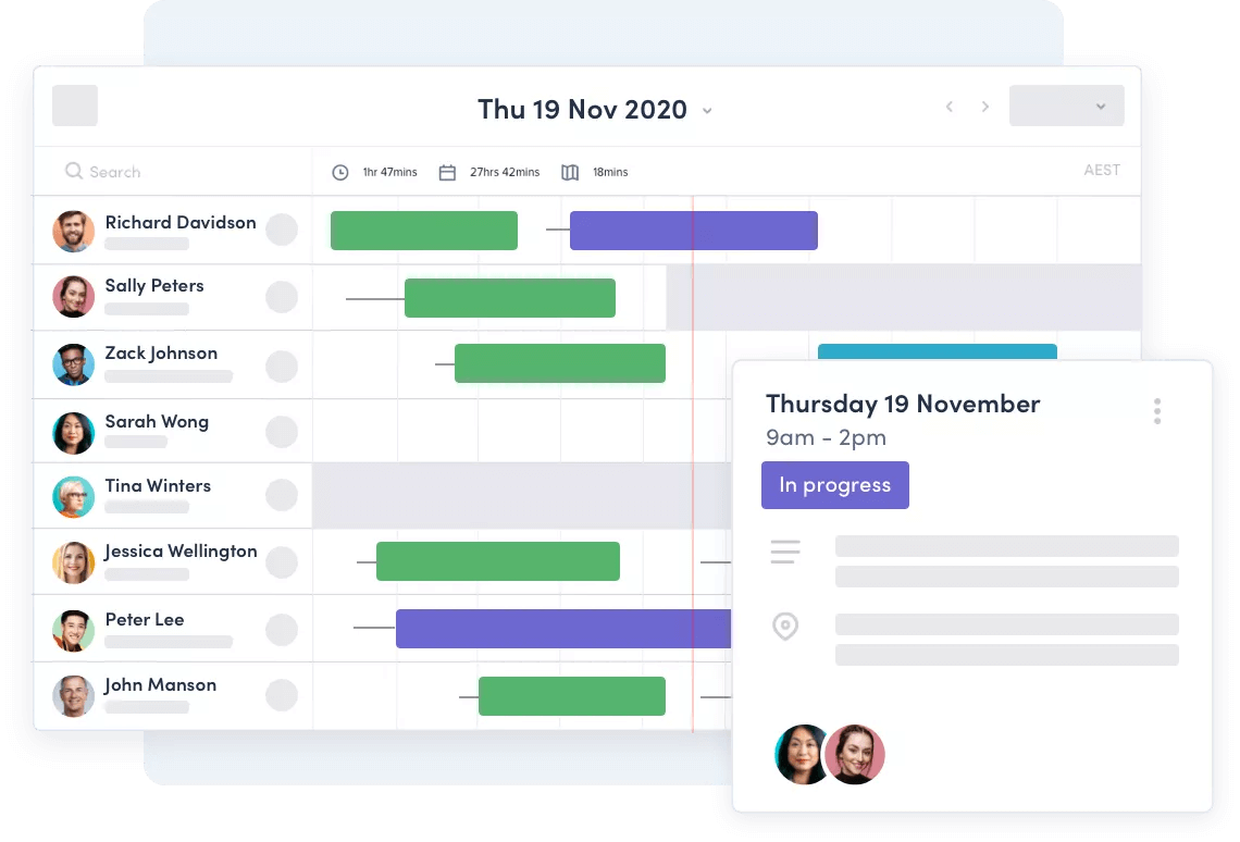 Work schedule maker in Skedulo