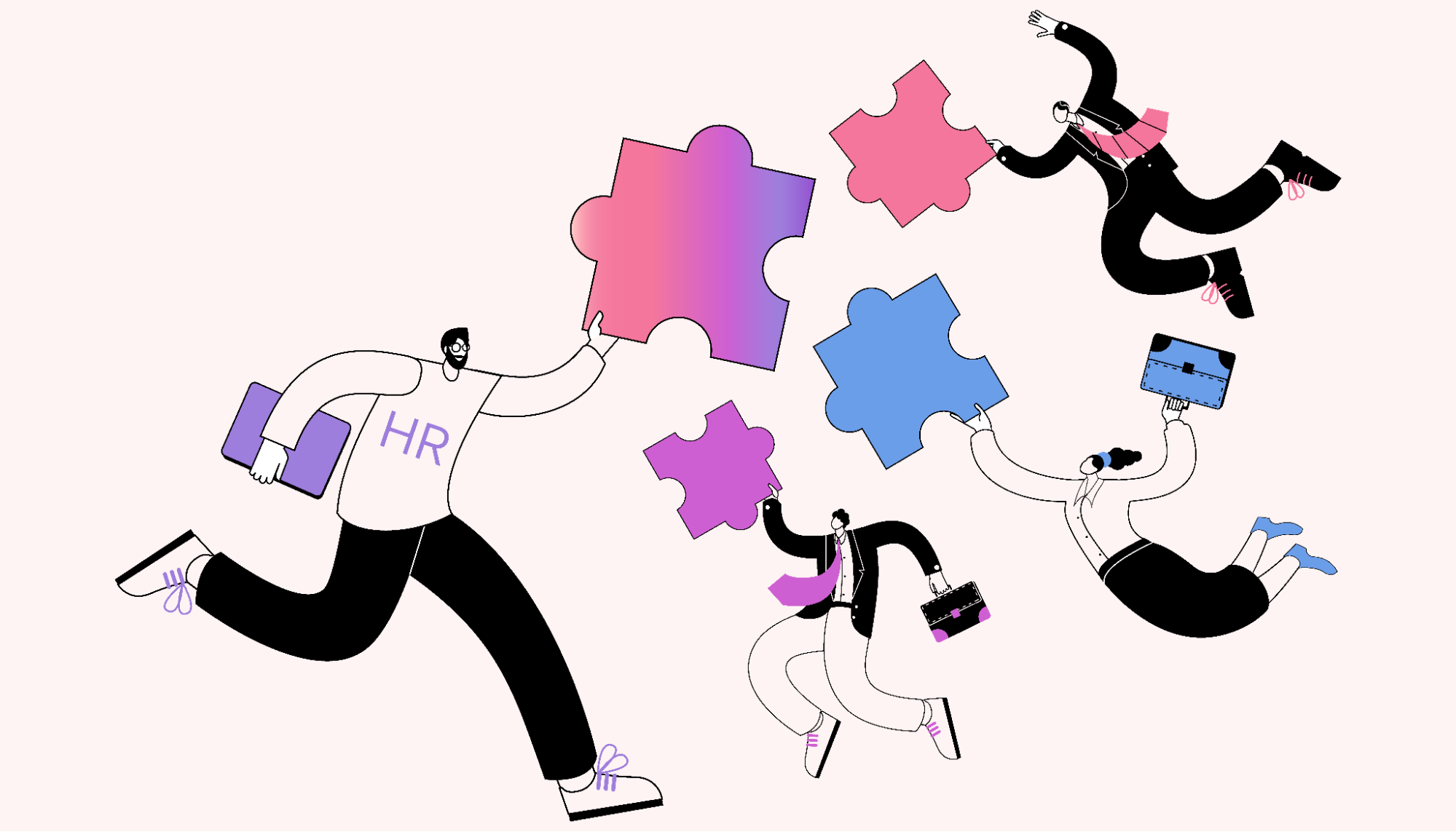 Team puts together puzzle pieces