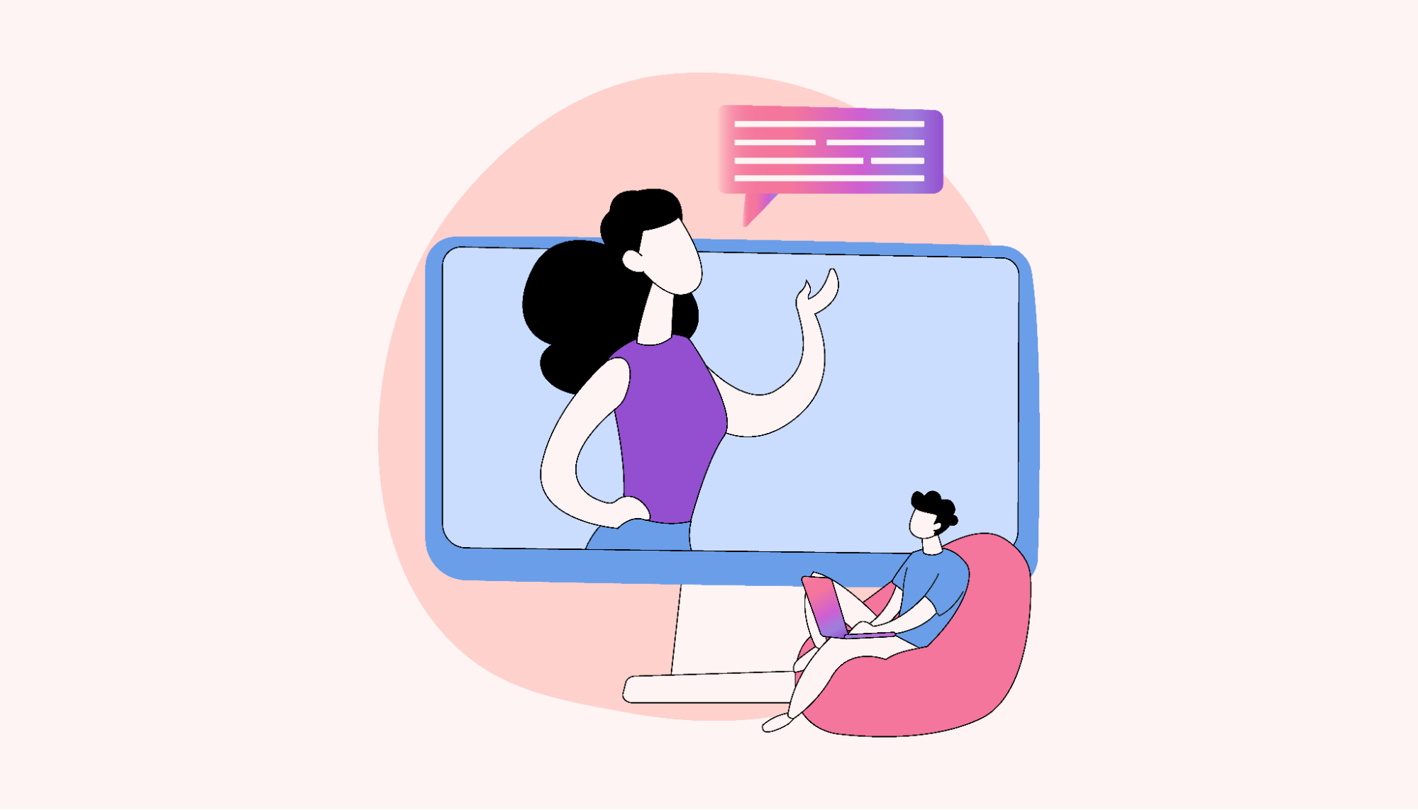 Video recordings are an example of asynchronous communication
