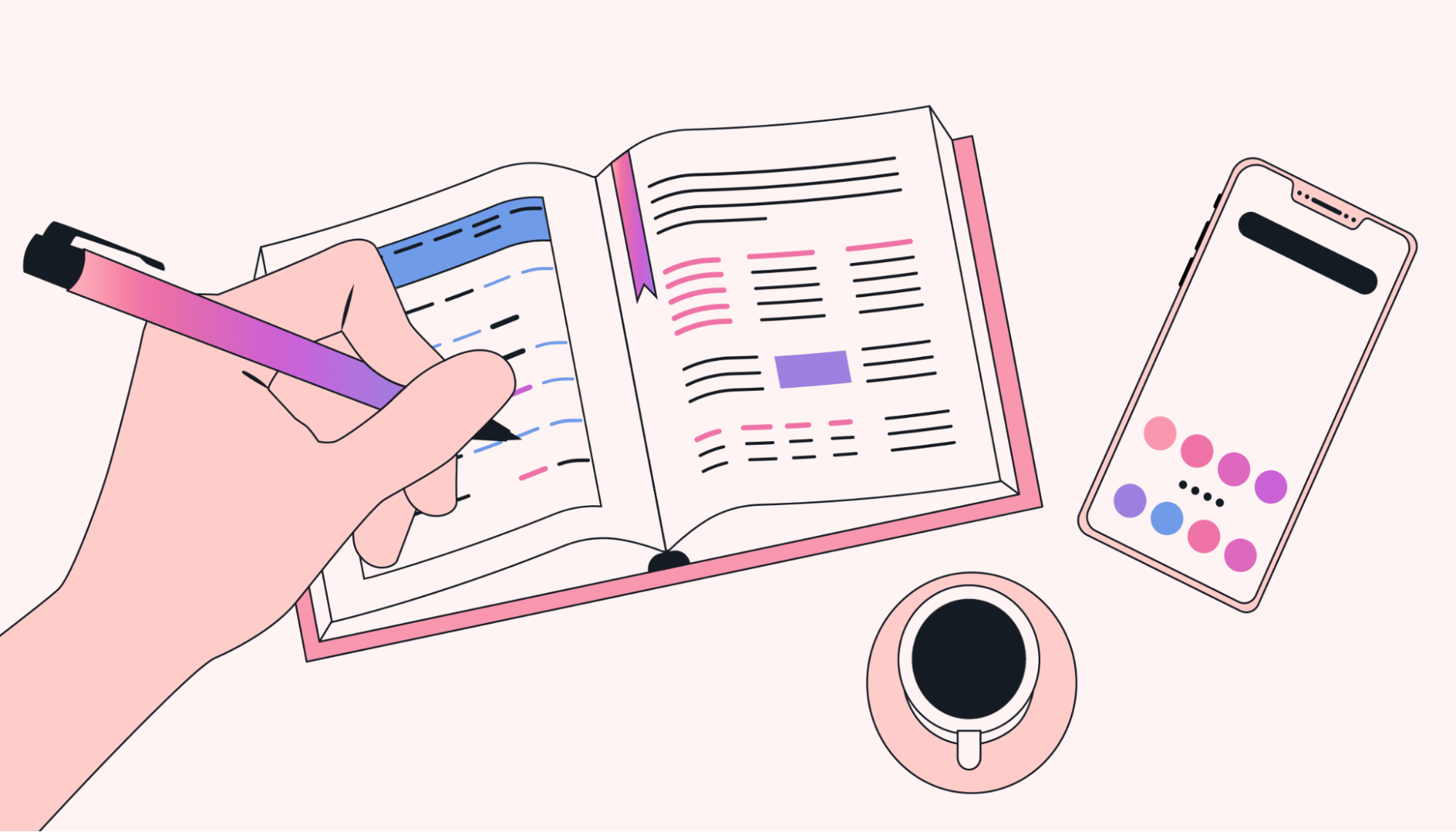 Get out the daily planner