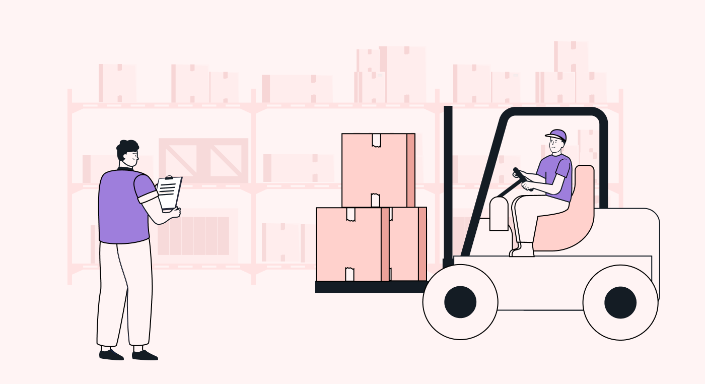 Inventory in a warehouse