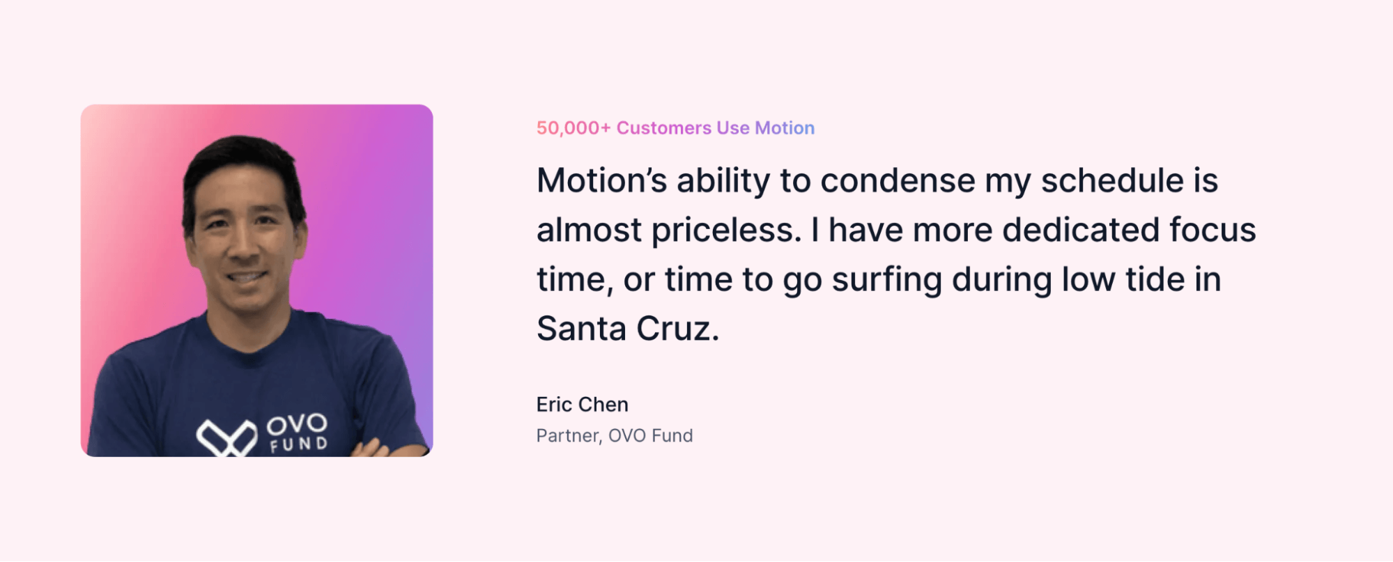 What Motion clients are saying