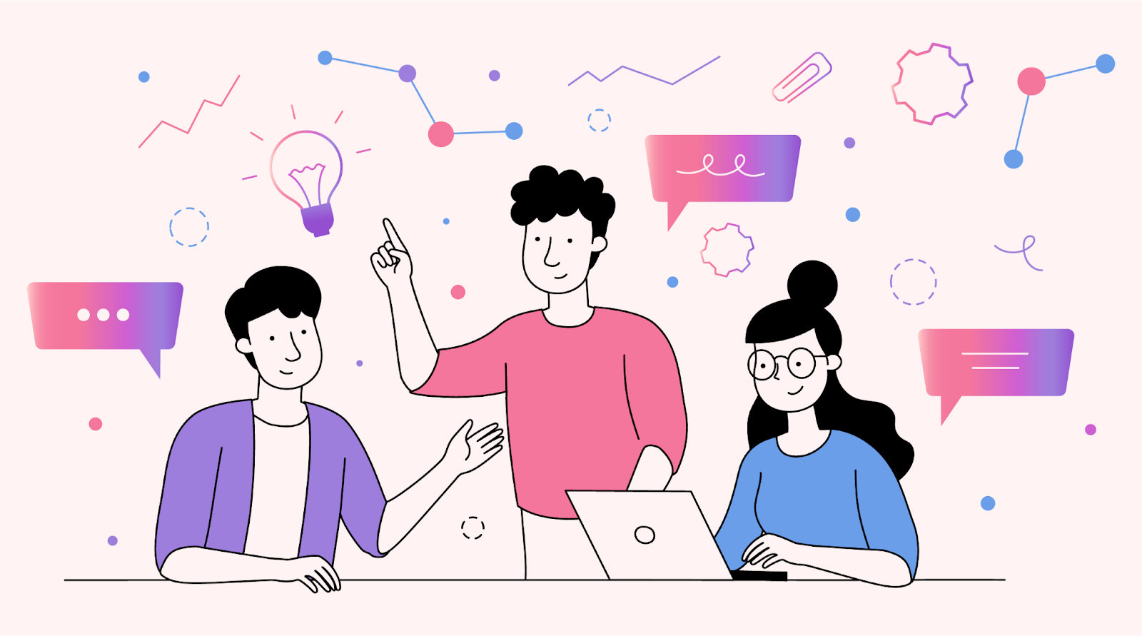  Using collaboration skills in brainstorming sessions