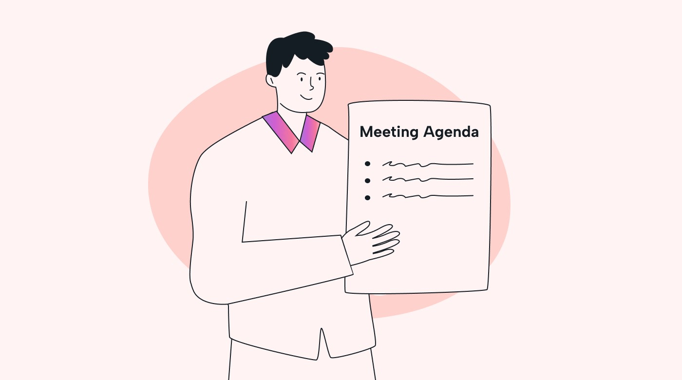 A meeting agenda