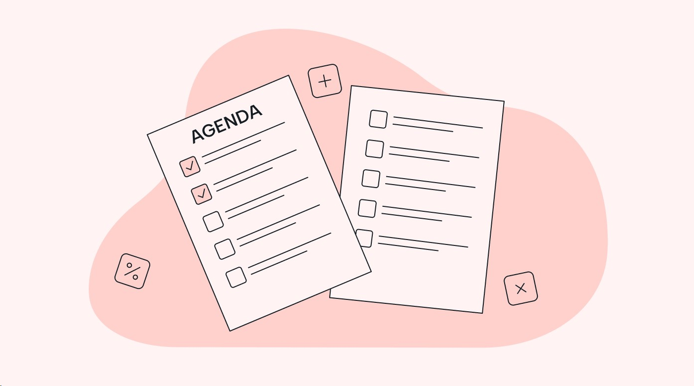 Every meeting should have agenda items