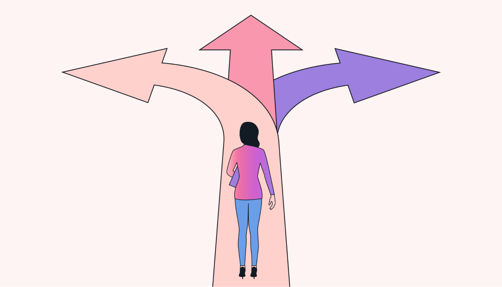 Woman confused about where to go next
