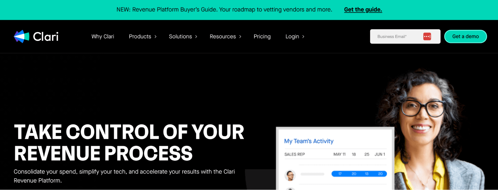 Clari AI tool for business