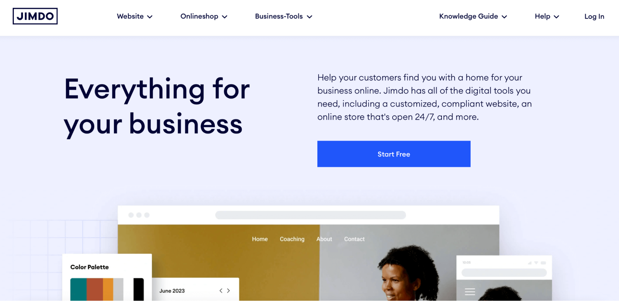 Jimdo AI Tool for Business