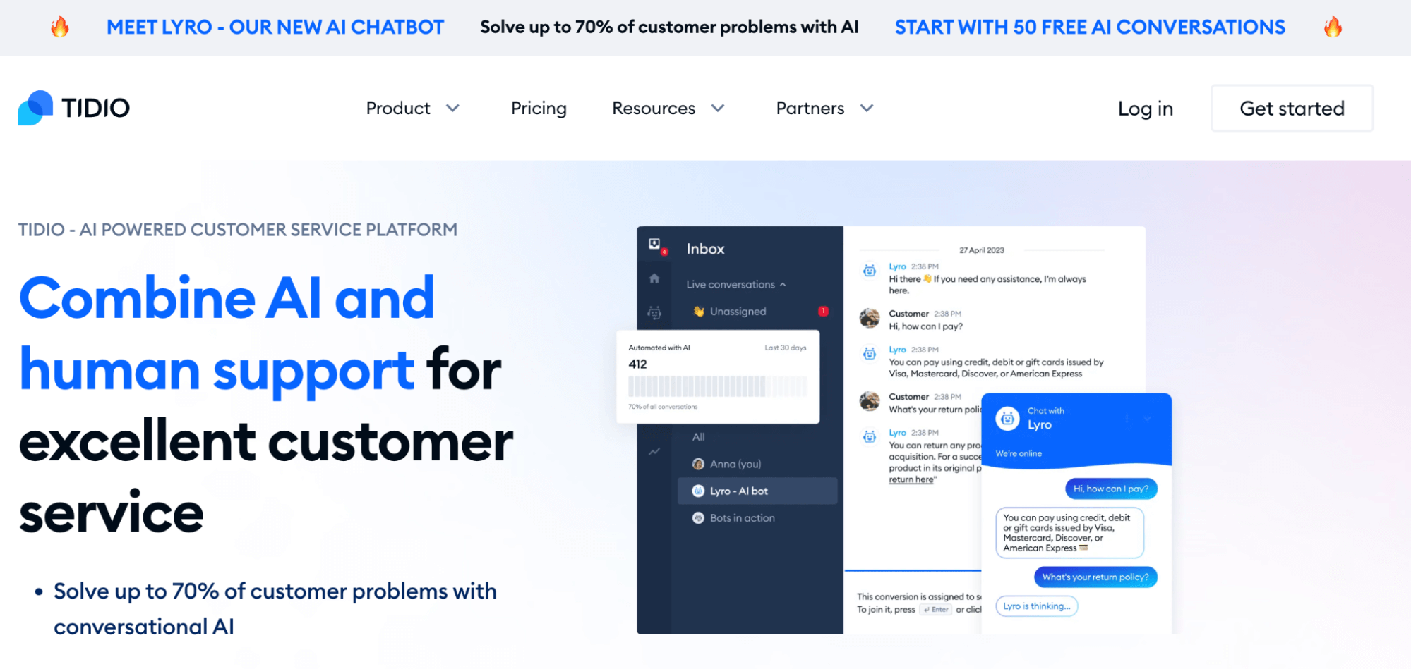 Tidio AI Tool for Business
