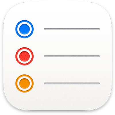 Apple Reminders icon