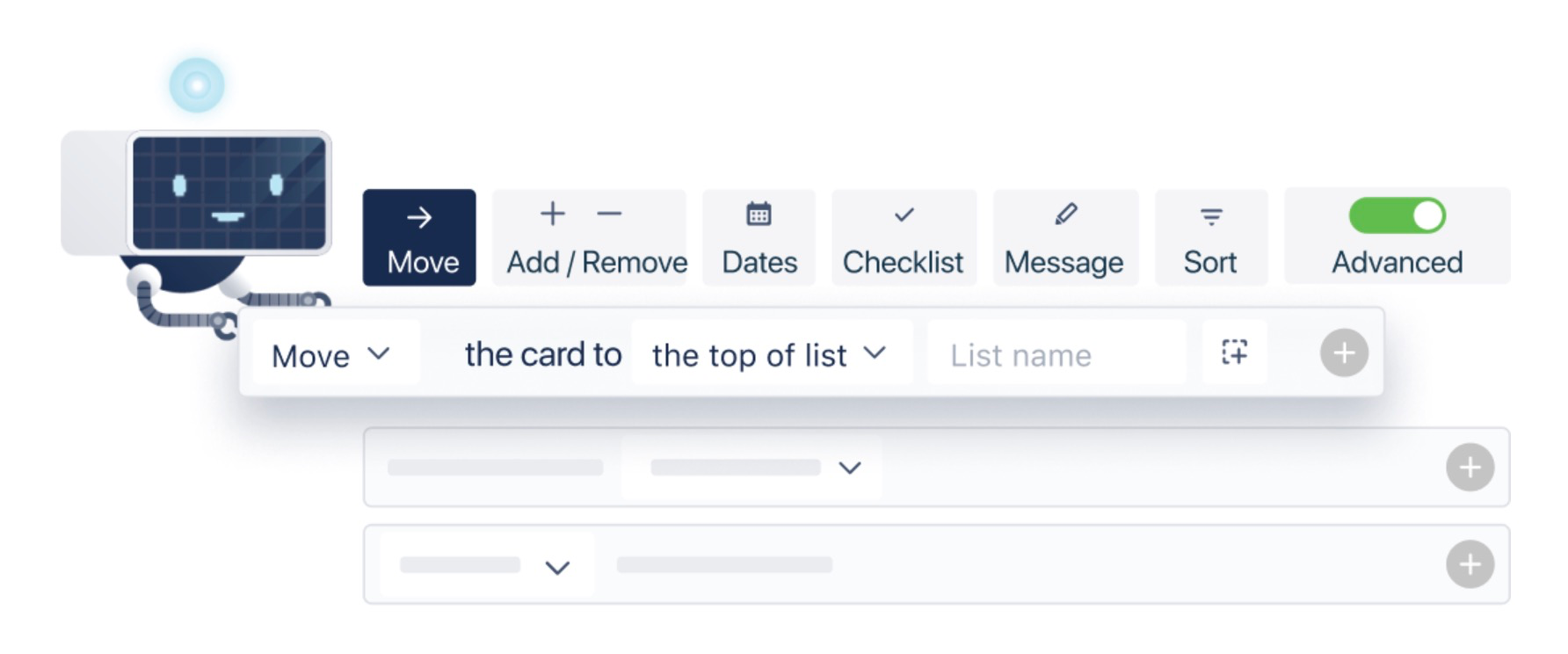 A graphic illustrating Trello