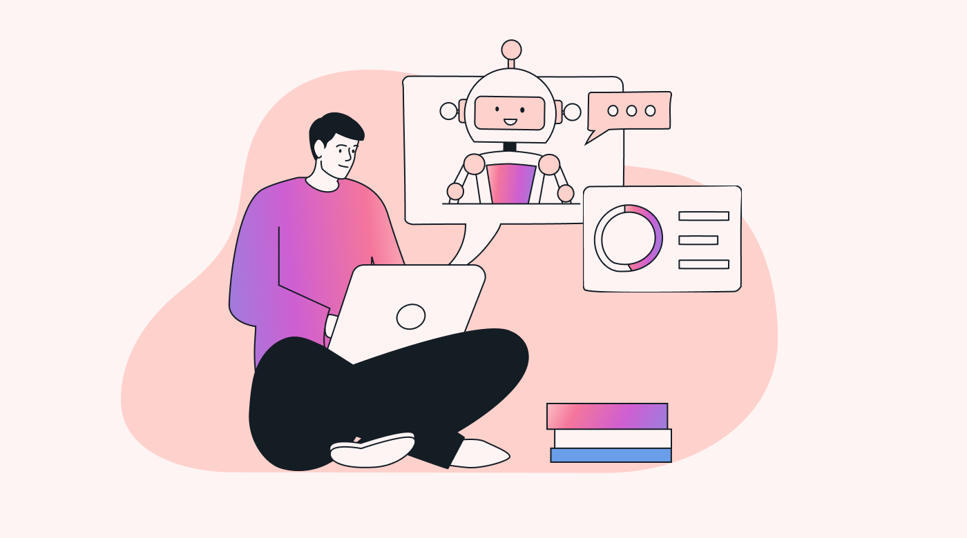 Student using AI for assignment