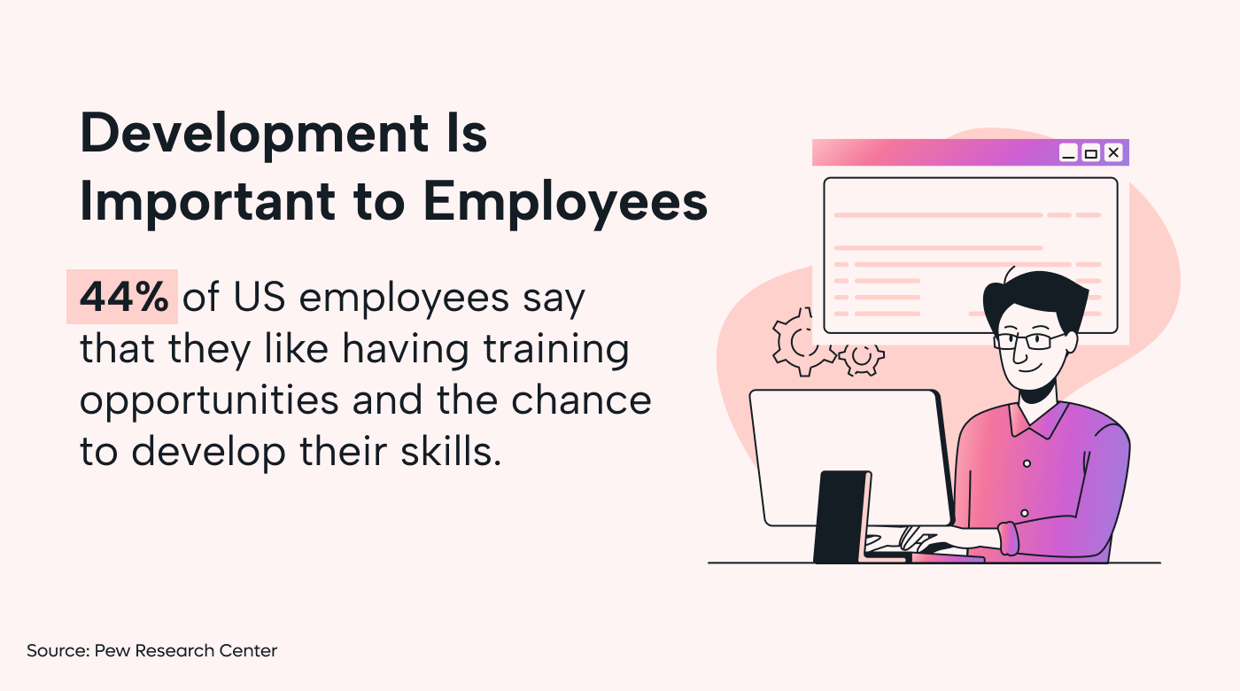 The main aspects that employees like about their jobs